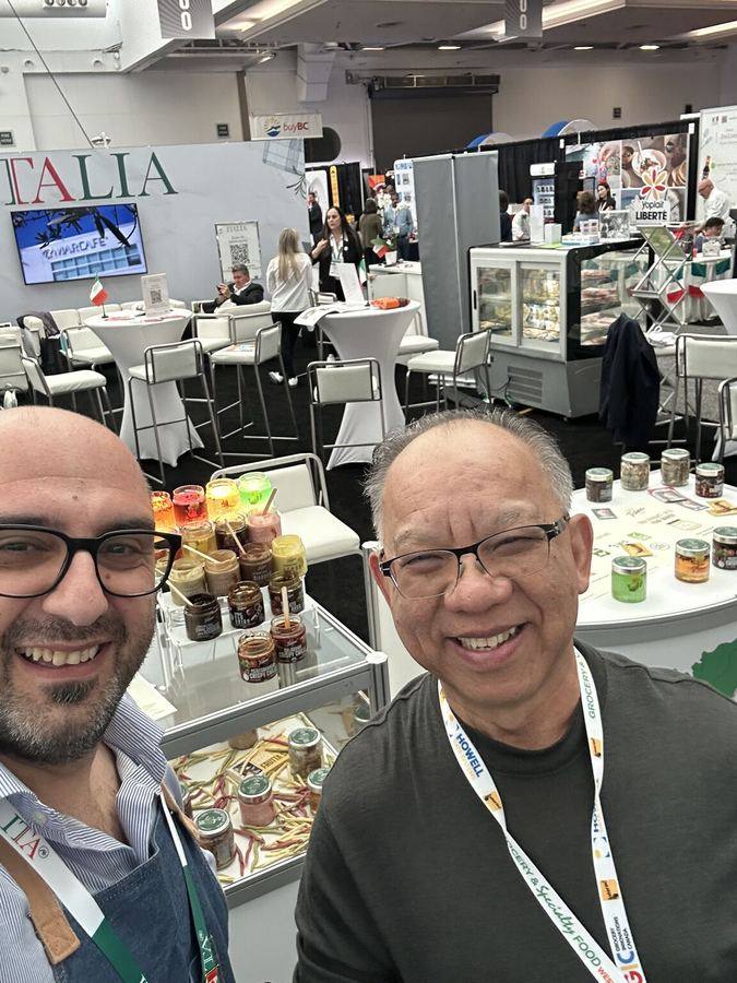 CasaFolino product display at Grocery & Specialty Food West 2025
