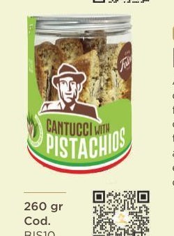 Cantucci with pistachios