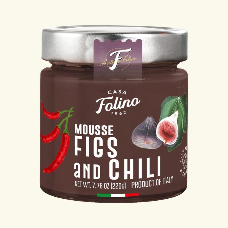 Figs and chilli mousse