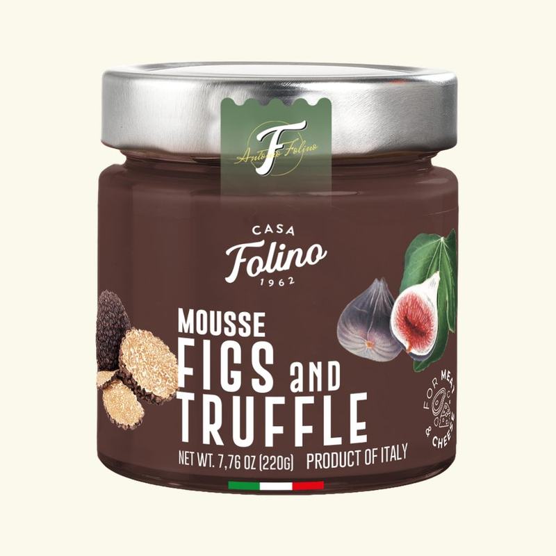 Figs and truffle mousse