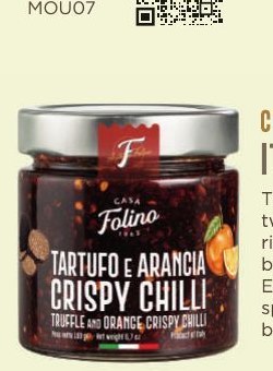 Italian truffle and orange crispy chilli