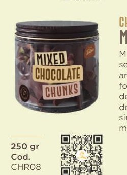 Mixed chocolate chunks