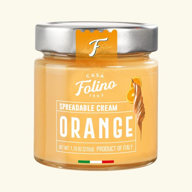 Orange spreadable cream