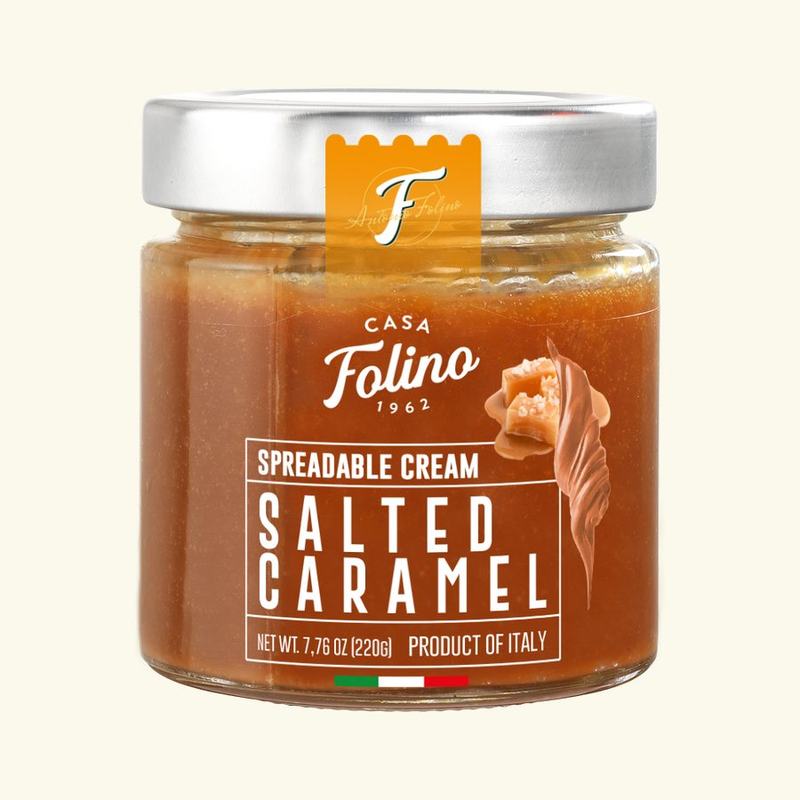 Salted caramel spreadable cream