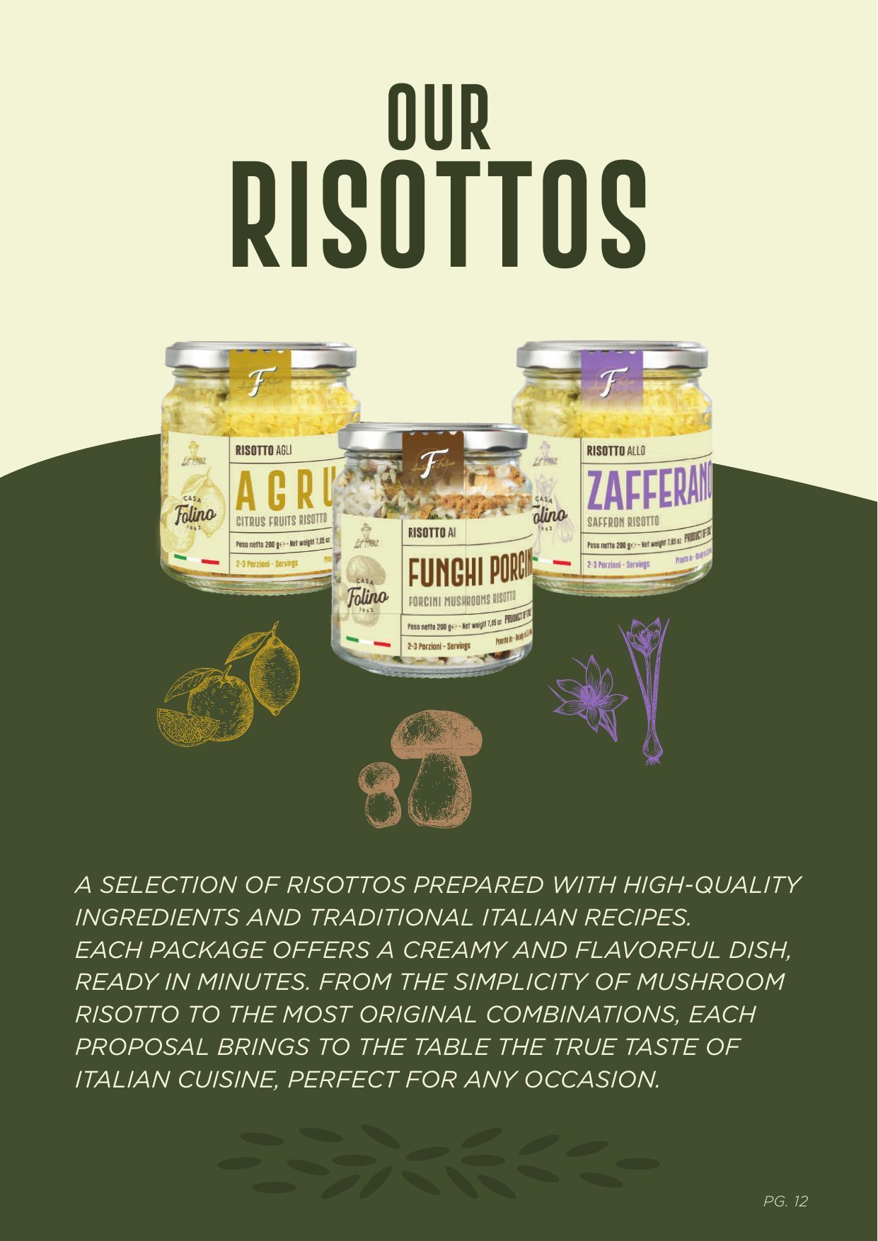 CasaFolino ready risottos